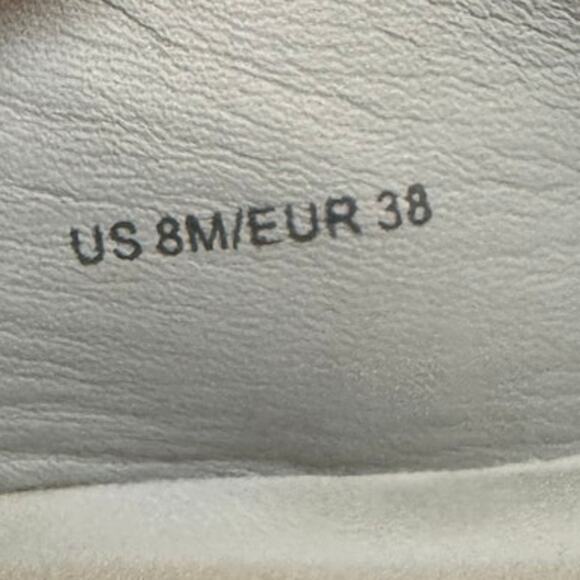 Vince Blair Perforated Leather Slip-On Sneakers Gray Women’s Size 8 (EU 38) - Picture 8 of 9